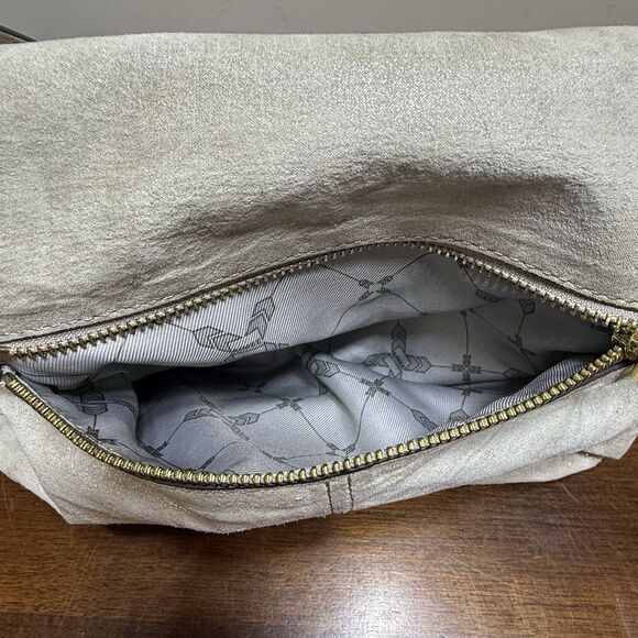 Aimee Kestenberg Metallic Bali Double Entry Crossbody Genuine Leather Purse Read - Picture 11 of 16